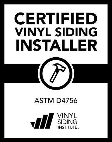 Certified Vinyl Siding Installer logo